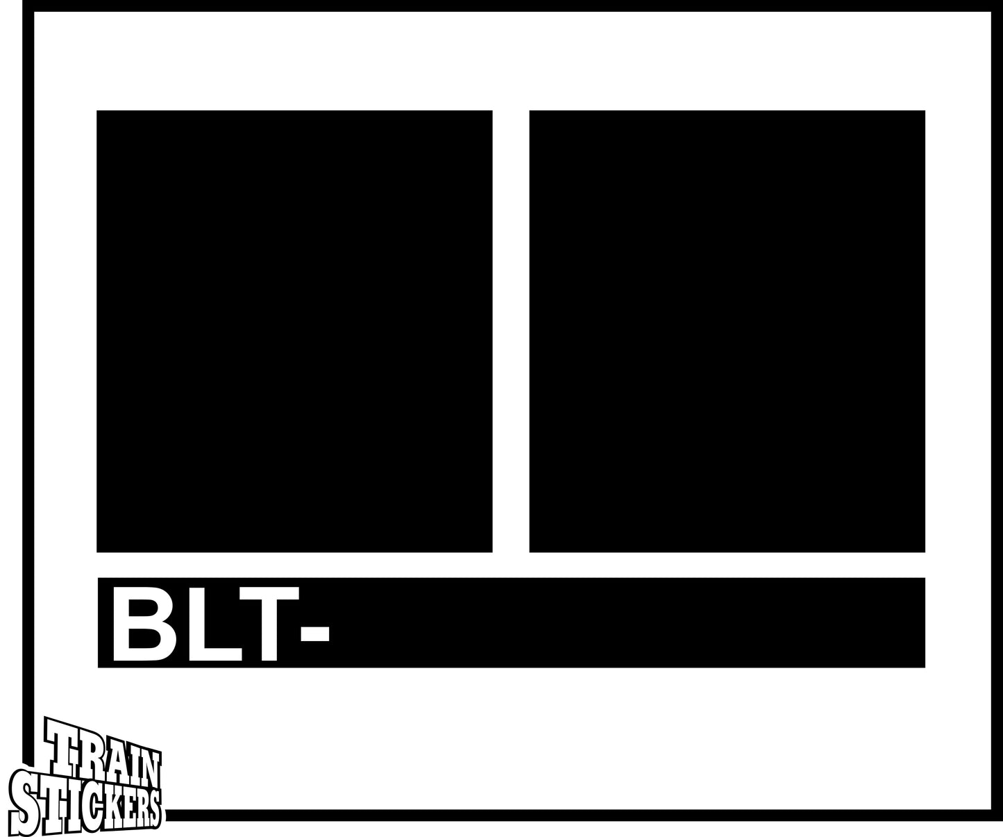 Consolidated Decal Sticker For Trains