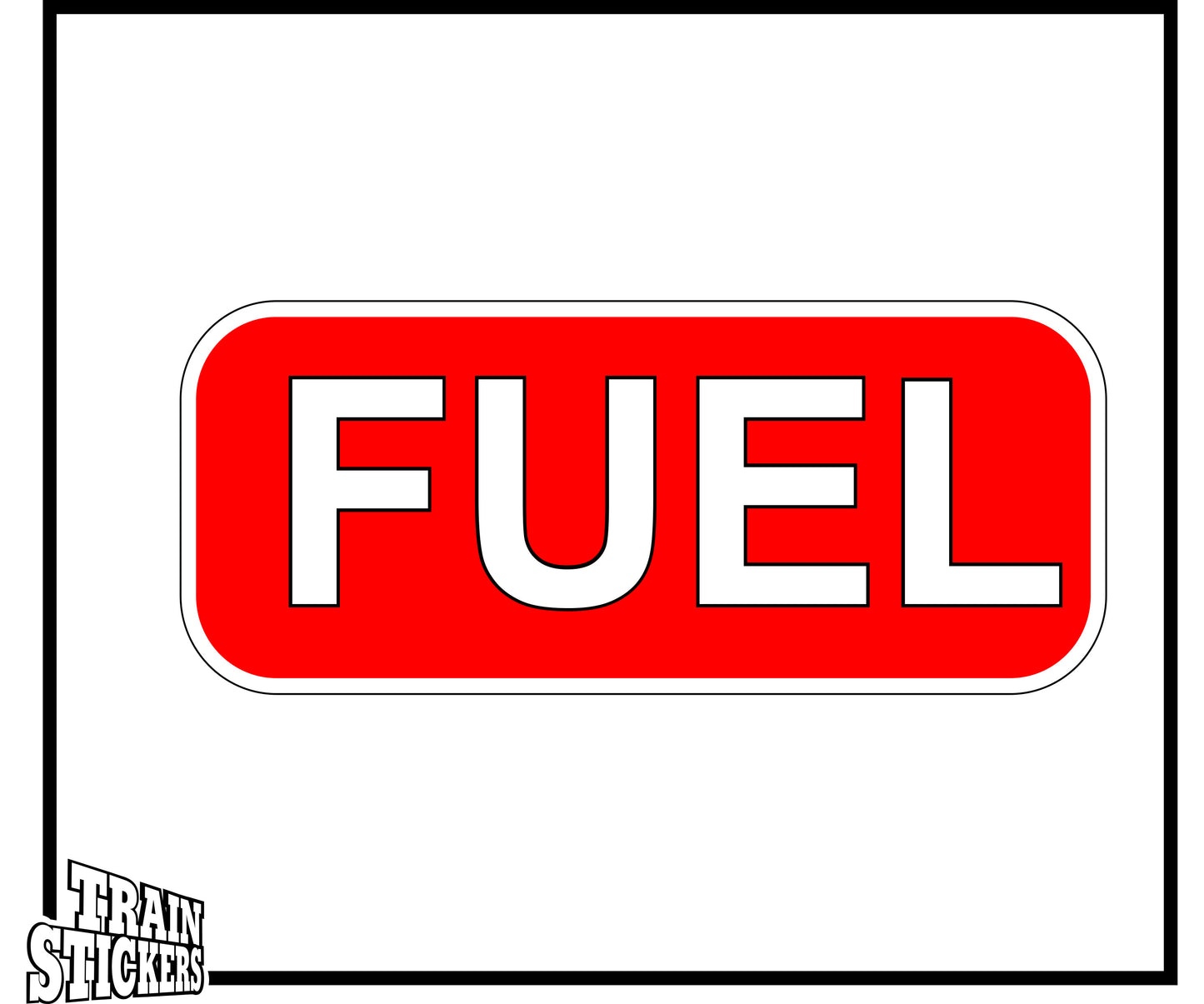 Fuel Decal Sticker For Trains