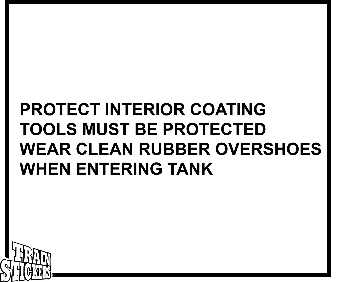 Protect Interior Coating Decal Sticker For Trains